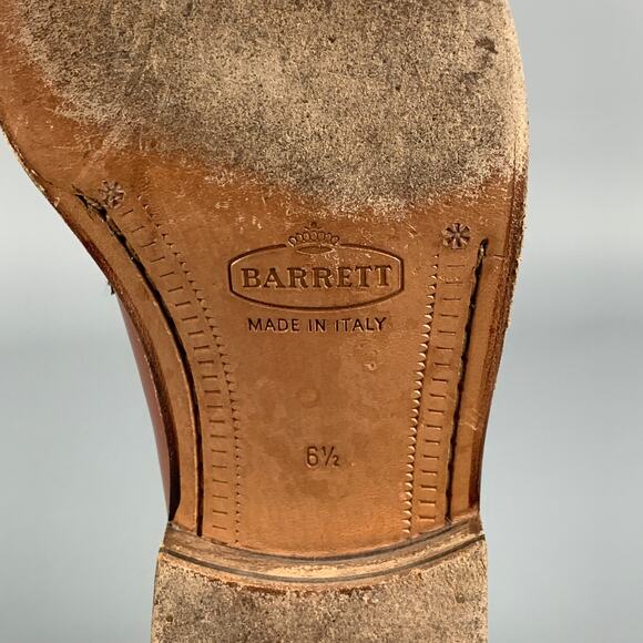 BARRETT x WILKES BASHFORD Size 7.5 Tan Leather Slip On Loafers main image 7
